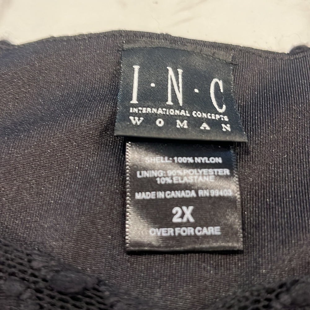 I N C International Concepts Woman Lace Blouse - Picture 3 of 4